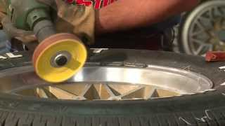 How to Polish and Buff Aluminum Wheels to Chrome Mirror Finish [upl. by Idette]