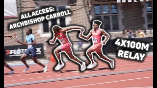 All Access Archbishop Carroll 2024 Penn Relays 4x1 [upl. by Farika]