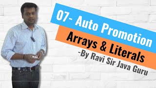 07  Auto Promotion of Data Types in Java amp Arrays amp Literals in Java [upl. by Alben]