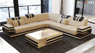 Modern Sofa Set Interior Design Ideas  Living Room Corner Sofa Design  U Shaped Sofa Design [upl. by Hsur]