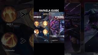 RAFAELA Guide Build Emblem Combos and Counter mobilelegends forsakenmlbb mlbb fyp [upl. by Llaccm]