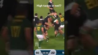 Sam Cane HIGH TACKLE on Siya Kolisi rugby samcane kolisi springboks [upl. by Fine]