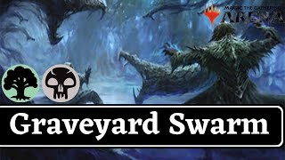 💀🌳 Graveyard Swarm  STOMPING DRAGONS  Alchemy Ranked  Crimson Vow  MTG Arena [upl. by Alene]