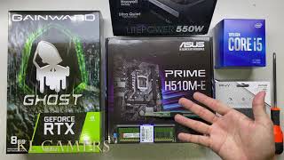 Gaming PC Build intel Core i5 10400 ASUS PRIME H510ME GAINWARD RTX3060Ti GHOST [upl. by Gale]