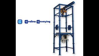 Used Carolina Conveying Bulk Bag Supersack Unloader Discharger [upl. by Esela683]