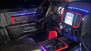 Custom dodge ram interior before and after video [upl. by Hutchison354]