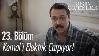 Kemali elektrik çarpıyor  Kırgın Çiçekler 23 Bölüm [upl. by Aray]