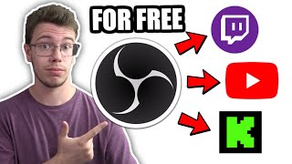 How To Multi Stream with OBS Studio FREE [upl. by Haliehs]