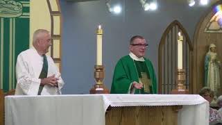 St Brigid amp St John the Baptist Catholic Churches Mass June 16 2024 [upl. by Nurse347]