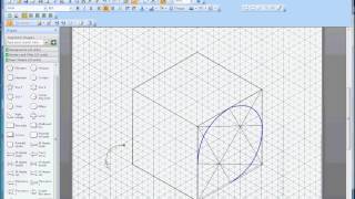 How to draw circles in Isometric Drawing [upl. by Tay]