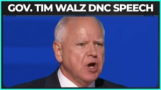 Governor Tim Walzs 2024 DNC Speech TYT Reacts [upl. by Llerrit682]