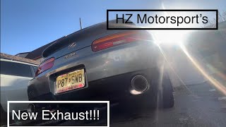 How to install an aftermarket exhaust on a Lexus SC400 [upl. by Mendel]