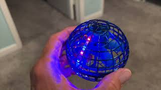 How to start and stop the flying Magic Hover Ball wonder sphere boomerang ball [upl. by Lian]