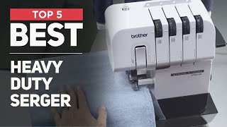 5 Best Heavy Duty Serger for 2025 [upl. by Allimac]