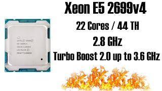 Xeon E5 2699v4  король на LGA20113 🔥 22 ядра и 44 потока до 36GHz 🔥 Тест и сравнение с E5 2699v3 [upl. by Erdeid]