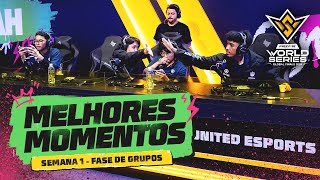 SÓ OS BR PODEM PARAR ESSES CARAS 🇧🇷 SEMANA 01  FFWS GLOBAL FINALS FreeFire [upl. by Labana]