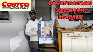 COSTCO Cool Retractable Screen Door REVIEW [upl. by Sension]