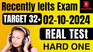 VERY HARD IELTS LISTENING TEST 2024  02102024 [upl. by Jonathan543]