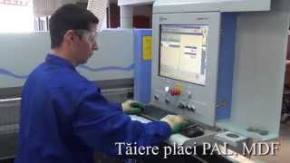 Debitare PAL MDF automata cu CNC  ALFA VEGA [upl. by Fugate]