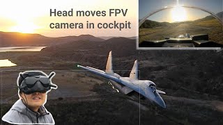 RC Mig29 Jet Immersive FPV Landings using Head Tracker [upl. by Jaylene]