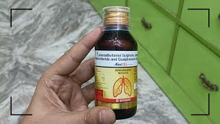 Alex LS Syrup Uses In Hindi  Levosalbutamol Ambroxol Guaiphenesin Expectorant Uses In Hindi [upl. by Lorac]