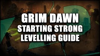 GRIM DAWN Starting Out Strong Levelling Guide  Crucible Method [upl. by Artemus]