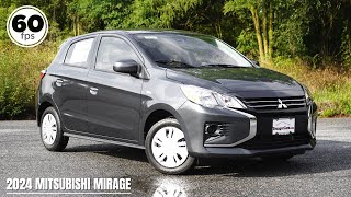 2024 Mitsubishi Mirage Review  Starting at UNDER 17k [upl. by Malinin]