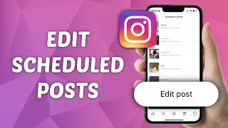 How to Edit Scheduled Post on Instagram [upl. by Ik]