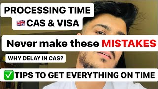 How many days does it take to get CAS  UK Study Visa Processing Time  Delay in CAS letter [upl. by Alurd23]