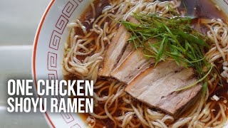 Making Shoyu Ramen from Just One Chicken kind of Recipe [upl. by Adgam]