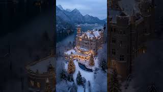 A dream castle in the Christmas lights amazing place [upl. by Kcirde42]