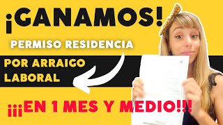 ARRAIGO LABORAL 😶 por medio de DENUNCIA 👉🏼 PERMISO RESIDENCIA ✅APROBADA en 1 mes y medio 🔥 [upl. by Yna139]