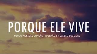 Fundo Musical Para Orar e Adorar  PORQUE ELE VIVE  Cicero Euclides [upl. by Esdnyl392]