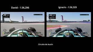 Clasificación Austin F1 David e Ignacio Aston Martin 33 milésimas de diferencia [upl. by Nawd]