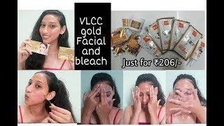 VLCC Gold Facial and Gold BleachStep By StepDemo and ReviewStyle Up India [upl. by Sukul]