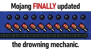 Mojang FINALLY updated the drowning mechanic [upl. by Blackwell715]