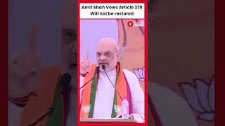 quot We will not let Article 370 be backquot Amit Shah On Resolution on Article 370 I Maharashtra Polls [upl. by Cooley]