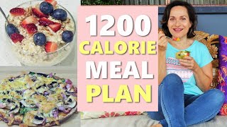 1200 Calorie Meal Plan To Lose Weight Fast Healthy amp Delicious [upl. by Werda]