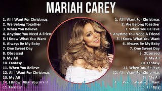 Mariah Carey 2024 MIX Favorite Songs  All I Want For Christmas Is You We Belong Together When [upl. by Idnic]