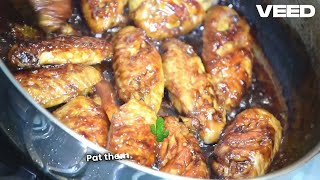 How to fry chicken wings KAKO ISPEĆI PILEĆA KRILCA Ultimate Crispy Fried Chicken Wings RecipeVEED [upl. by Ame963]