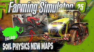 Farming Simulator 25 Soil physics 🌱 Maps and FarmCon 24 🚨 [upl. by Netsruk]