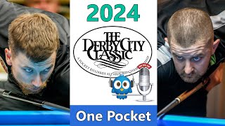 Jayson Shaw vs Pijus Labutis  One Pocket  2024 Derby City Classic rd 5 [upl. by Einallem]