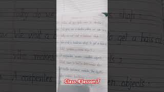 Primary school class 4 Lesson 7 English textbook question answer [upl. by Brom]