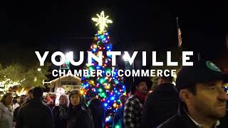 Yountville Chamber Tree Lighting Event 2022 [upl. by Soinski]