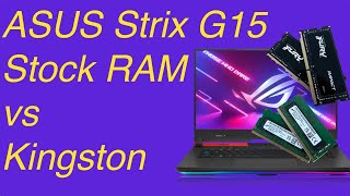 ASUS Strix G15 RAM Upgrade Benchmark [upl. by Anire]