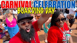 Carnival Celebration 2024 Group Cruise Embarkation Day [upl. by Ainot263]