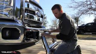 Stainless Steel Bull Bar Installation on 2011 Ford F250 [upl. by Brote]