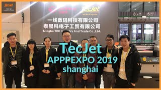 TECJET 6090G UV Flatbed Printer In Shanghai Exhibition [upl. by Assyl]