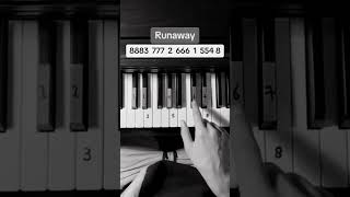 Runaway Piano Tutorial [upl. by Phenice]