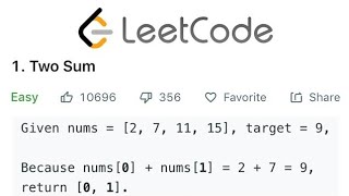 LeetCode Two Sum Solution Explained  Python [upl. by Enad]